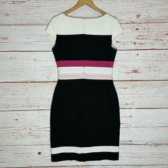 WHBM Colorblock Sheath Dress Sz 6 - Picture 8 of 15